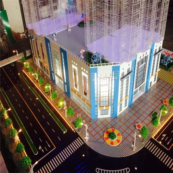 透明华池楼盘模型