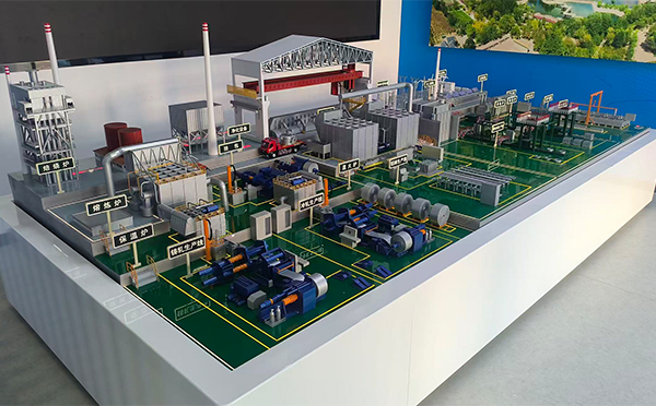 酒钢集团东铝厂-铝材生产线华池机械模型